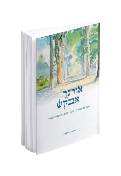אותך אבקש - שערים חסידיים לימי התשובה ולחגי תשרי